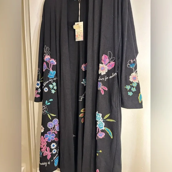 NWT Johnny Was Shilo Cozy Duster